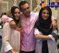 عکس/ بازیگر زن ایرانی در آغوش نزدیکان
