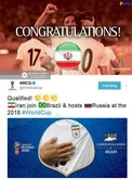 عكس/ تبريک ويژه AFC و فيفا به فوتبال ايران