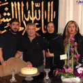 جشن تولد ۷۲سالگی علی پروین در کنار خانواده+عکس