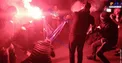لهستانی ها پرچم اتحادیه اروپا را به آتش کشیدند/عکس