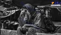 چهره غم زده خانم بازیگر در پشت صحنه+عکس