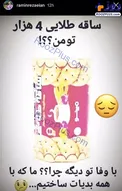 عکس/ اعتراض جالب رامین رضاییان به گرانى ها!