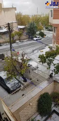 عکس/ بارش شدید تگرگ در تهران