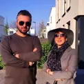 لیلا بلوکات و مجری شبکه ماهواره ای/عکس
