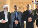 عكس/ تیپ خاص احمدی نژاد در حرم امام خمینی