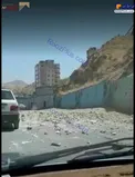 عکس/ ریزش کوه در مرکز شهر مسجد سلیمان