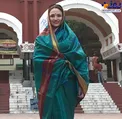 ظاهر متفاوت خانم بازیگر در لباس هندی+عکس