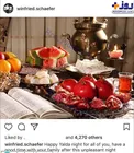 تبريك جالب شفر به مناسبت شب يلدا/عکس