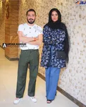 نوید محمدزاده و پری‌ناز ایزدیار در اکران مردمی سرخ‌پوست+ عکس