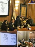 شمارش آرای اعضا برای انتخاب نام ۷ گزینه پست شهرداری تهران+عکس