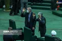 لاریجانی و حداد عادل در کنار یکدیگر در افتتاحیه مجلس/عکس