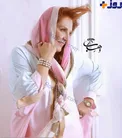 ژست خاص خانم بازیگر با موهایی عجیب و غریب+ عکس