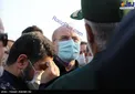 حال استاندار خوزستان هنگام بازدید قالیباف +عکس