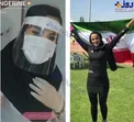 عکس/ د‌ختر دونده ملی پوش در کسوت پرستاری