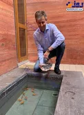 کار جالب سفیر سوئیس در سیزده بدر! + عکس