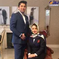 عکس آتلیه ای متفاوت خانم بازیگر و همسر پزشکش