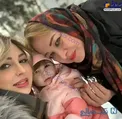 عکس/ نیوشا ضیغمی و مادرش درکنار دخترش لنا