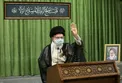 عکس/ معنی کتیبه نصب شده در دیدار رهبر انقلاب با نمایندگان مجلس