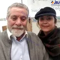 ظاهر متفاوت خانم بازیگر در کنار بهروز وثوقی در آمریکا+عکس