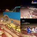 شب سرد و تلخ آوارگان زمین‌لرزه سرپل‌ذهاب/عکس