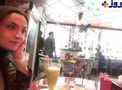 عکس دیده نشده خانم مجری در یک رستوران