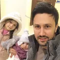 سلفی جالب شاهرخ استخری و فرزندانش+عکس