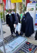 عکس/حضور گمنام مشاور نظامی رهبر انقلاب بر سر‌مزار حاج قاسم سلیمانی
