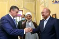 احوالپرسی کرونایی قالیباف با یک مقام خارجی+عکس