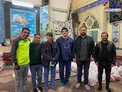 بازیگر معروف درحال جمع آوری کمک های مردمی در دوران کرونا+عکس