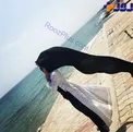عکسی عجیب و متفاوت از خانم بازیگر ایرانی در مقابل دریا