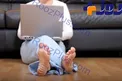 هشدار لب تاپ را روی پاهایتان نگذارید!
