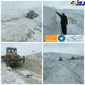 ارتفاع برف در پیرانشهر به ۲ متر رسيد! +عکس