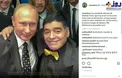 تبریک خاص فوتبالیست مشهور به پوتین+عکس