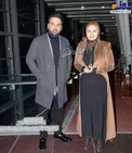تیپ عجیب و غریب خانم بازیگر در کنار احسان علیخانی در یک مراسم+عکس