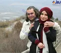 خانم بازیگر در آغوش همسر کارگردانش+عکس
