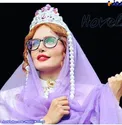تیپ عجیب و غریب خانوم بازیگر  + عکس