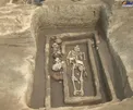 عکس/ کشف اسکلت انسان غول پیکر ۵ هزار ساله