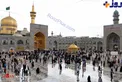 عکس/ باران تابستانی در حرم مطهر امام رضا(ع)