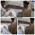 عکس/ عیادت وزیر اطلاعات از آیه الله فاضل گلپایگانی