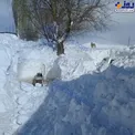 برف دو متری خلخال را در این عکس ببینید