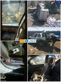 اولين تصاوير از تصادف مرحوم افشين يداللهی