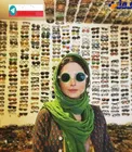 ظاهر دیده نشده خانم بازیگر میان کلی عینک