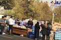 بازیگر و مجری مشهور درحال جمع کردن کمک های مردمی در خیابان/عکس