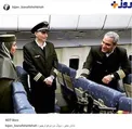 بازیگر مشهور در لباس خلبانی +عکس