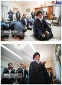 تصويری از آيت الله شاهرودی پس از بازگشت به ايران