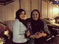 خانم بازیگر مشهور ایرانی و بدل اش + عکس