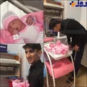 دروازه بان مشهور صاحب دختر شد+ عکس