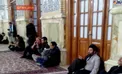 فرزند رهبر انقلاب در حرم رضوی+عکس