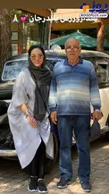 لیلا اوتادی و پدرش در حال ورزش + عکس