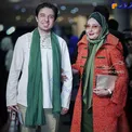 مانتوی عجیب و غریب کتایون ریاحی درکنار پسرش+ عکس